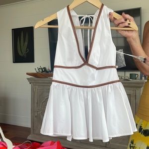 STAUD TRENT TOP | Size: 00 | Color: White | Original Price: $225